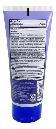 Walgreens Limpiador Facial Control Del Acne Con 5 Onzas Momento De Aplicación Día/noche Tipo De Piel Grasa