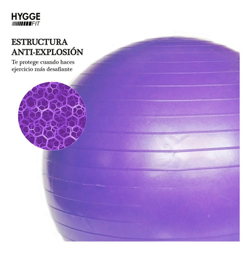 Imagen 3 de 10 de Pelota Esferodinamia 65cm Fitness Pilates Yoga Gym Funcional