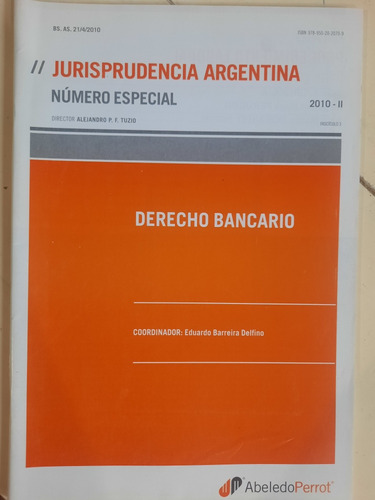 Revista Jurisprudencia Argentina Abeledo Perrot X 3 Un