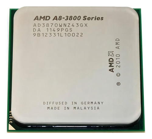 Processador AMD A8-3870K AD3870WNZ43GX de 4 núcleos e 3GHz de frequência com gráfica integrada