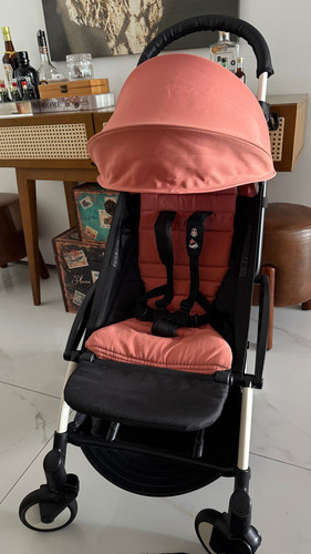 Carrinho Yoyo Babyzen Super Conservado + Extensor Coral-claro Branco (Usado)