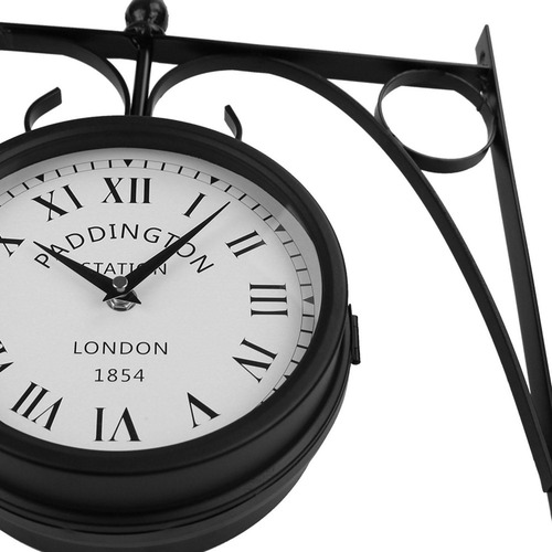 Reloj De Pared De Doble Cara, Reloj Decorativo De , Reloj