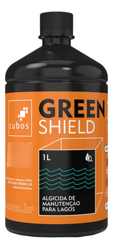 Cubos Antialgas Green Shield 1 Litro Para Lagos E Aquários