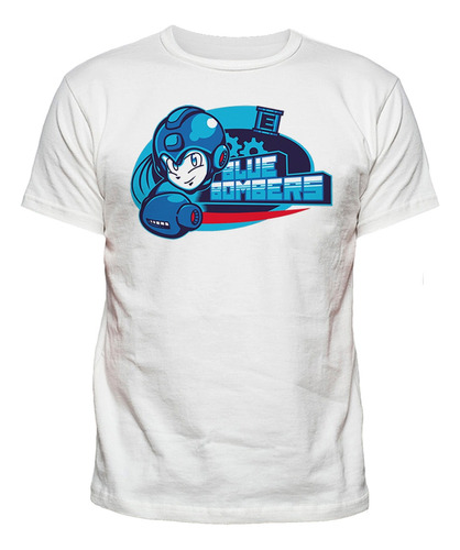 Playera Game Blue Bomber Mega Hombre Creativa Mod.1462