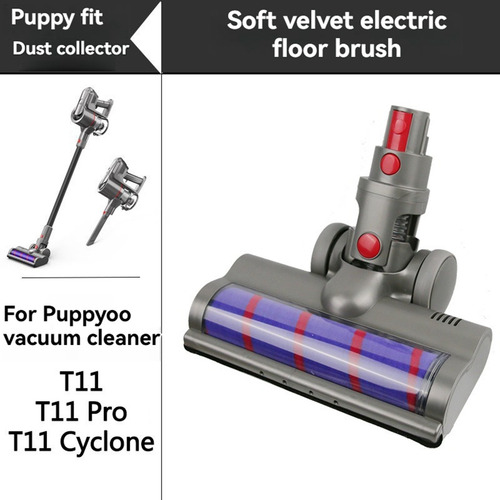 Rodillo Eléctrico De Terciopelo Suave Para Piso Para Puppyoo
