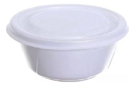 Cumbuca De 300ml Com A Tampa (50 Conjuntos)