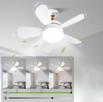 Comprar Lampara Ventiladores De Techo Con Control Remoto Con Luz Abanicos De Techo Led Silencios Ventilador de techo moderno Diámetro 17,32 Pulgadas Lampara De ventilador E27\u002FB22 40W Luces de Techo