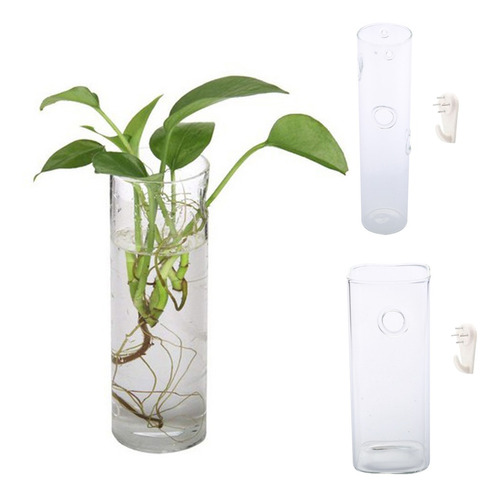 Florero Colgante Plantador De Vidrio Accesorios De