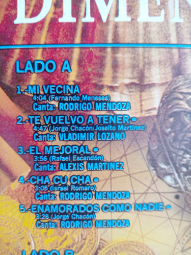 Lp Dimensión Latina Los Dueños Del Caribe Salsa 1990 Semnuev (Usado)