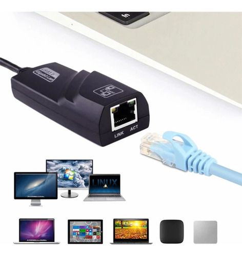 Adaptador Usb 3.0 P/ Rede Rj45 1gbps Ethernet Lan