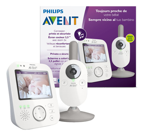 Monitor Para Bebés Philips Avent Digital Con Cámara Y Audio
