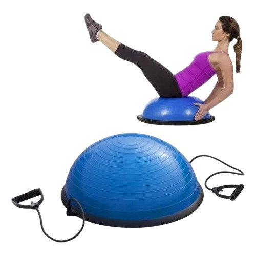 Meia Bola Bomba Alças Extensor Fitness Yoga Abdominal Casa