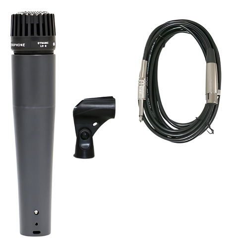 Microfone Arcano Renius-7 Cabo Xlr-p10 Mono 4.5m S/ Maleta Cor Preto