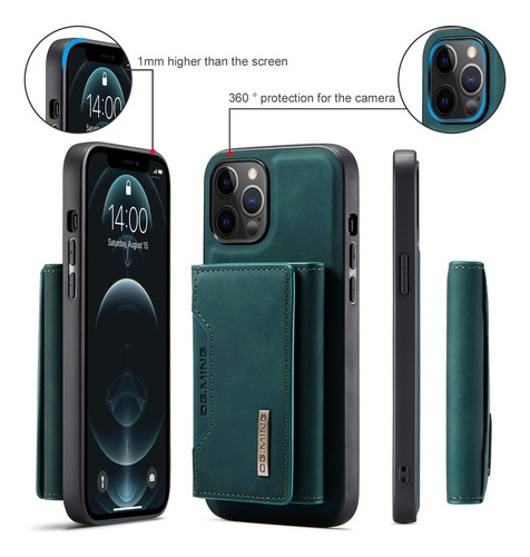 Capa Traseira Magnética Dg.ming Para iPhone 12/12 Pro