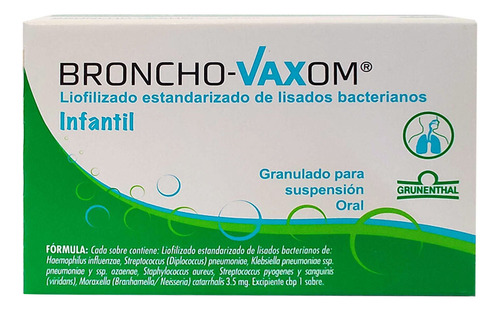 Broncho Vaxom Infantil 3.5 Mg Granulado Caja Con 10 Sobres
