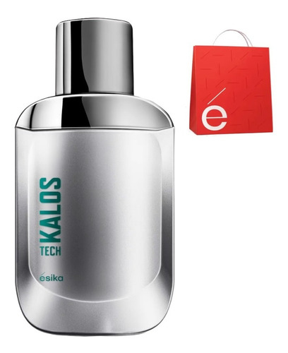 Perfume Kalos Tech Para Hombre + Bolsa De Regalo Esika