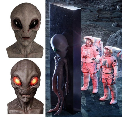 Máscara De Terror Alienígena Assustadora De Halloween
