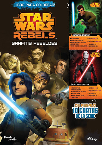 Imagen 1 de 2 de Star Wars Rebels. Grafitis Rebeldes Disney Planeta Junior