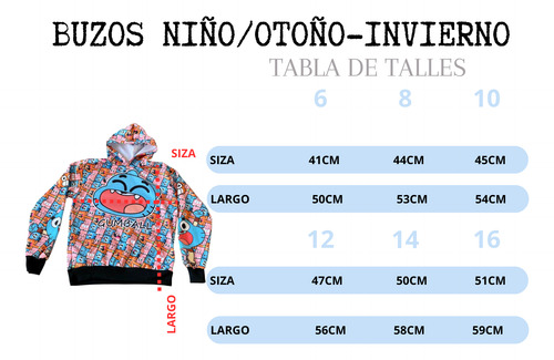 Buzo Tipo Canguro Animado Infantil - Frizado