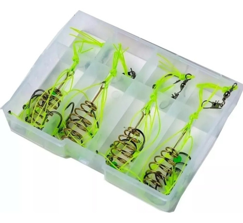 Linea Pesca Coreana X4 En Caja Red Fish Fluor Carpa Boga Tar