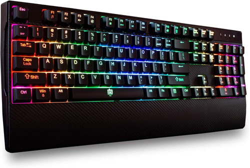 Teclado Mecánico Para Juegos, Antighosting, Reposamuñ...