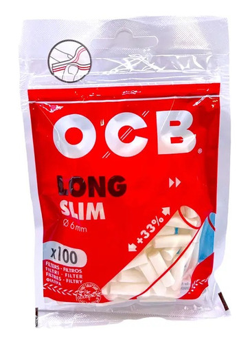 Filtro Ocb Slim Long 100 Unid