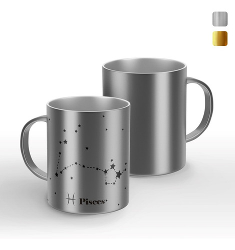 Taza Personalizada Pisces Modelo Espejo