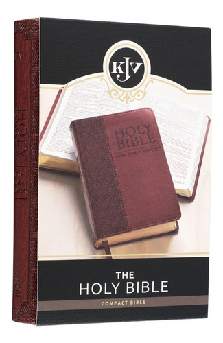 Imagen 1 de 9 de Biblia En Inglés King James Version Tamaño Compacto Café