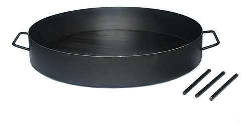 Kit Disco De Arado Paellera Mediana 42 Cm + Mechero Quemador Mediano Para Gas Natural O Envasado Nicstore
