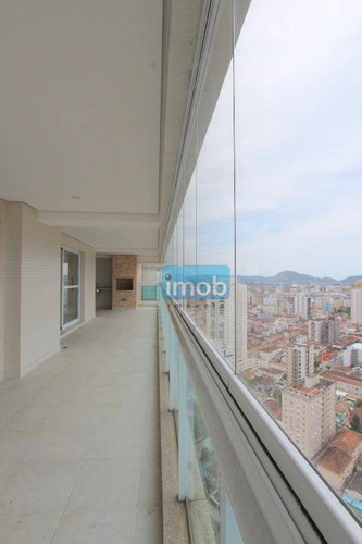 Apartamento Com 3 Dormitórios À Venda, 223 M² Por R$ 2.500.000,00 - Embaré - Santos/sp - Ap5217