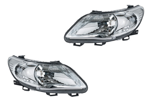 Par De Faros Depo Volkswagen Gol 2009 2010 2011 2012 2013