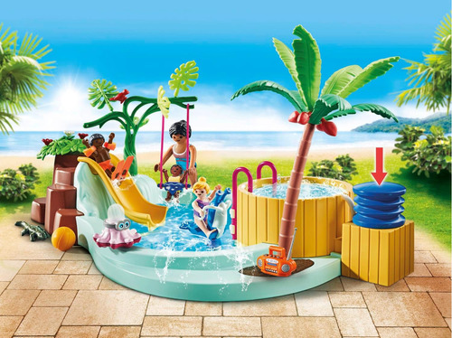 Playmobil Promo Packs Juego My Life Piscina Infantil Con Jacuzzi 53 Piezas 3+