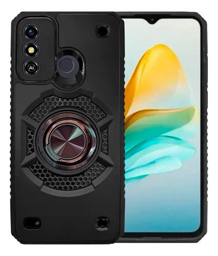Funda Escudo Uso Rudo Para Zte A53 Mas Mica Hidrogel