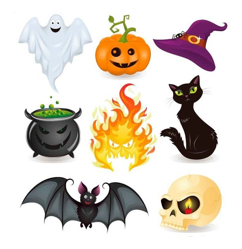 Imagem 1 de 2 de 100 Tags, Topper, Ocasiões Para Festas - Halloween Mod. 02