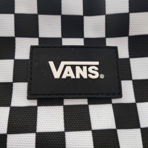 Mochila Vans Holden Backpack Amplia Checkerboard Color Negro Diseño De La Tela Cheker