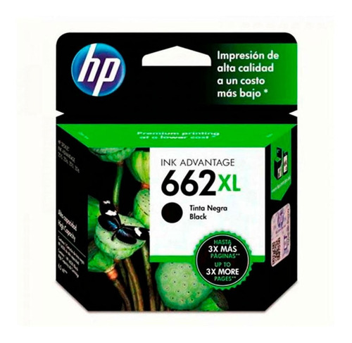 Tinta Hp  662xl Negro (1515/1516 /2546/2645)