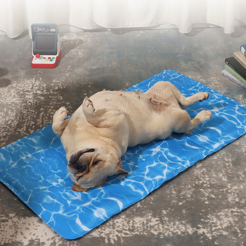 Tapete Perro Refrescante G 50x65 Mascota Calor Playa Fresco Color Water Ripple