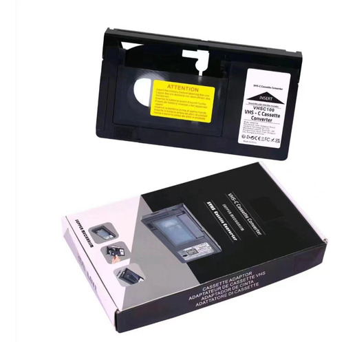 Adaptador De Casete , 12 Mm, Svhs, Svhs-c A Vhs, Convertidor