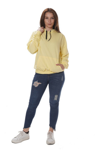 Buzo De Mujer Dama Con Capucha Prince Varios Colores Talle