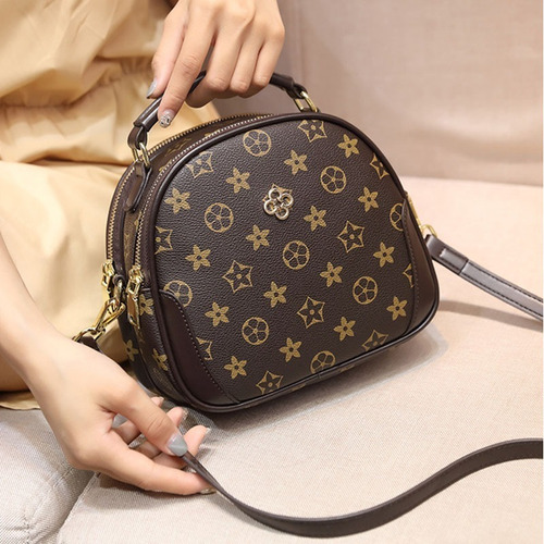 Imagen 2 de 10 de Ielgy Retro Bee - Bolso Redondo Para Mujer, Diseño De Joker