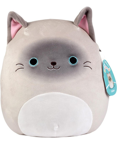 Squishmallows Felton El Gato Siamés Original De 10 Pulgadas