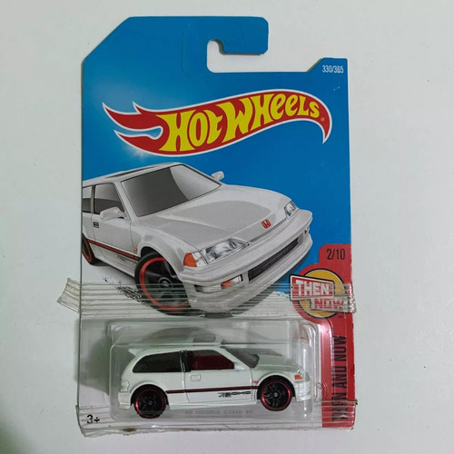 Hot Wheels 90 Honda Civic Ef Then And Now Blanco 330/365