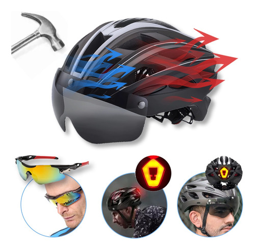 Bicicleta Casco Para Bicicleta Para Seguridad Y Protección