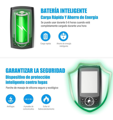 Imagen 6 de 6 de Electroestimulador Usb Masaje En Todo El Cuerpo 24 Funciones