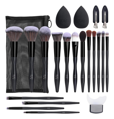 Conjunto De Pincéis De Maquiagem Kiki Beauty 21 Peças Conjun