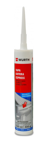 Tapagoteras Express Gris Aplicable En Humedad 230ml Wurth