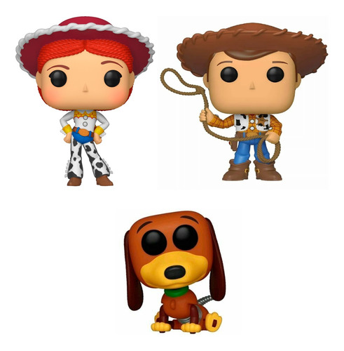 Funko Pop! Toy Story - Jessie , Slinky Dog Y Woody