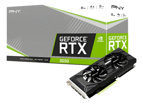 Tarjeta De Video Pny Nvidia Geforce Rtx 3050 8gb Gddr6 Dual