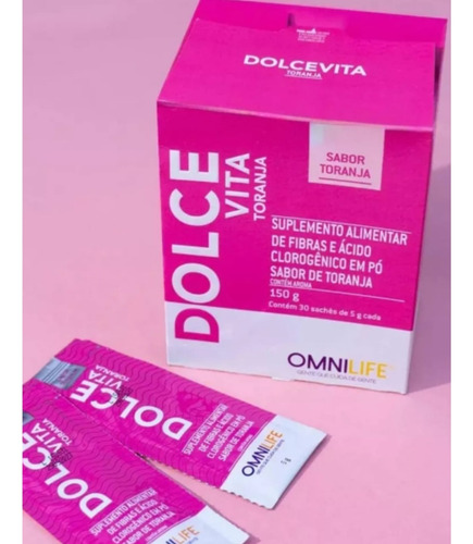 Omnilife Dolce Vita Pó Vitaminas - Caixa 300g Laranja