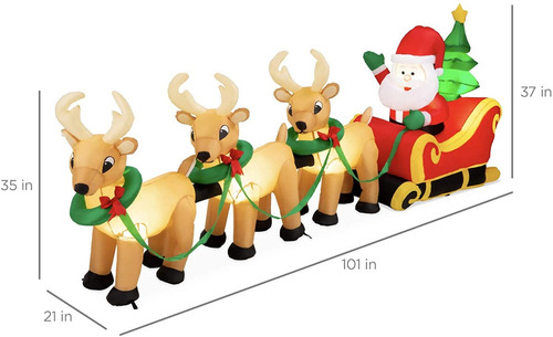Imagen 2 de 7 de Adornos Navidad Decoracion Iluminados Nacimiento Grande Bril